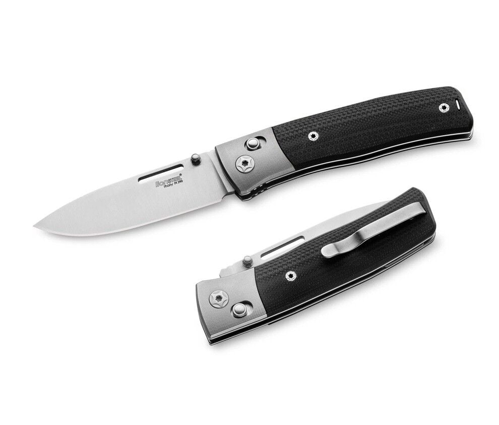 Lionsteel NiNi – Black G10 - Titanium Bolster Çakı