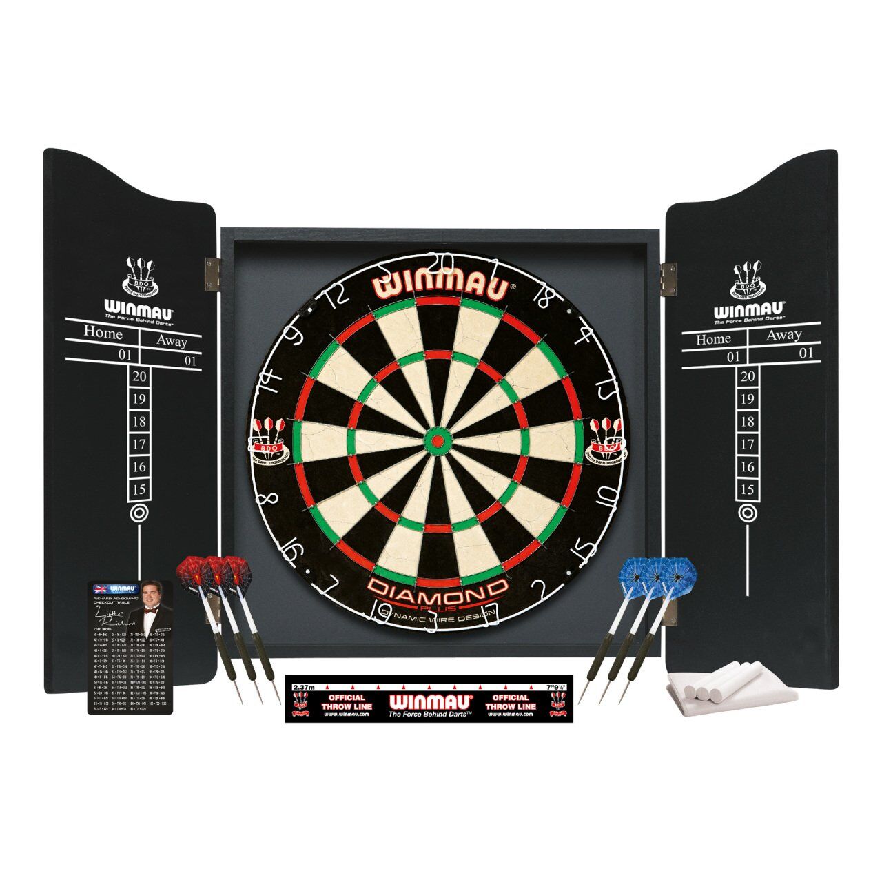 Winmau Profesyonel Dart Seti (Siyah)