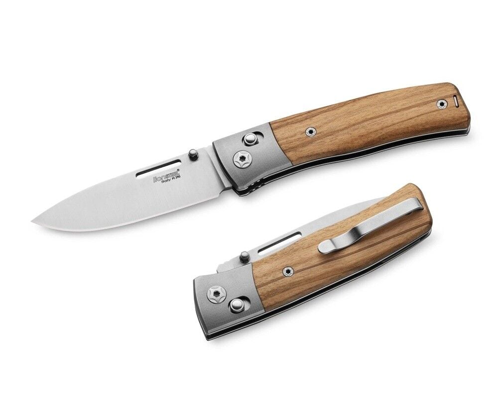 Lionsteel NiNi – Olive Wood - Titanium Bolster Çakı