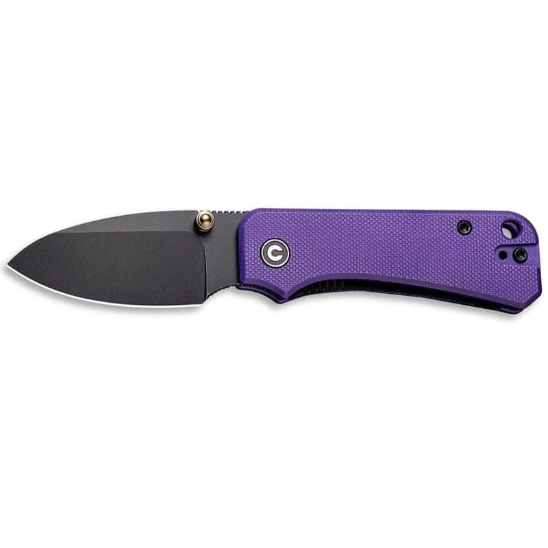 Civivi Baby Banter Thumb Stud Knife Purple G10 Handle Çakı
