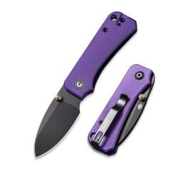 Civivi Baby Banter Thumb Stud Knife Purple G10 Handle Çakı