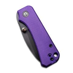 Civivi Baby Banter Thumb Stud Knife Purple G10 Handle Çakı