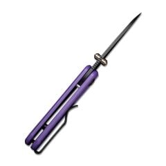 Civivi Baby Banter Thumb Stud Knife Purple G10 Handle Çakı