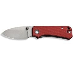 Civivi Baby Banter Thumb Stud Knife Burgundy G10 Handle Çakı