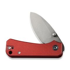 Civivi Baby Banter Thumb Stud Knife Burgundy G10 Handle Çakı