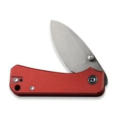 Civivi Baby Banter Thumb Stud Knife Burgundy G10 Handle Çakı