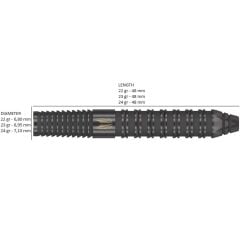 Target Bolid Void 02 % 90 Tungsten SP Çelik Uçlu Dart Oku