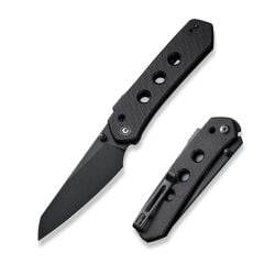 Civivi Vision FG Thumb Stud & Superlock Knife All Black G10 Handle Çakı