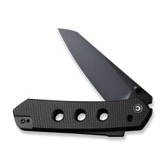 Civivi Vision FG Thumb Stud & Superlock Knife All Black G10 Handle Çakı