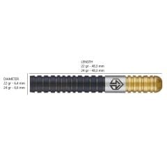 Unicorn Ross Smith - Two Tone % 90 Tungsten Çelik Uçlu Dart Oku