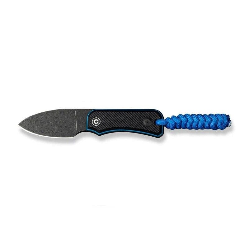 Civivi Baby Banter Fixed Blade Knife Black & Blue G10 Handle Bıçak