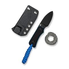 Civivi Baby Banter Fixed Blade Knife Black & Blue G10 Handle Bıçak