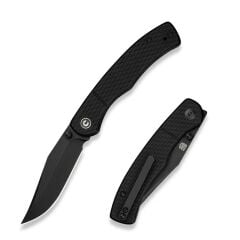Civivi Clingman Front Flipper & Thumb Stud Knife All Black G10 Handle Çakı