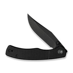 Civivi Clingman Front Flipper & Thumb Stud Knife All Black G10 Handle Çakı