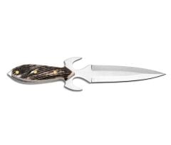 Bora Özel-14 Hand Made Geyik Boynuzu Saplı Bıçak