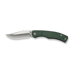Civivi Clingman Front Flipper & Thumb Stud Knife Micarta Green Handle Çakı