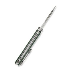 Civivi Clingman Front Flipper & Thumb Stud Knife Micarta Green Handle Çakı