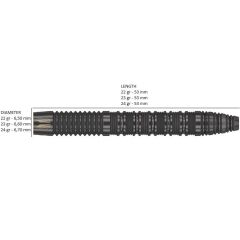Target Bolid Void 01 % 90 Tungsten SP Çelik Uçlu Dart Oku