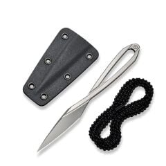 Civivi D-Art Fixed Blade Silver Neck Knife Bıçak