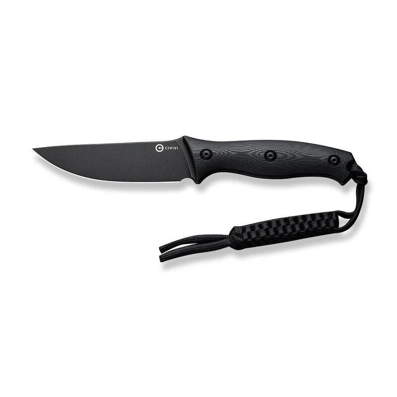 Civivi Stormridge Fixed Blade Knife All Black G10 Handle Bıçak