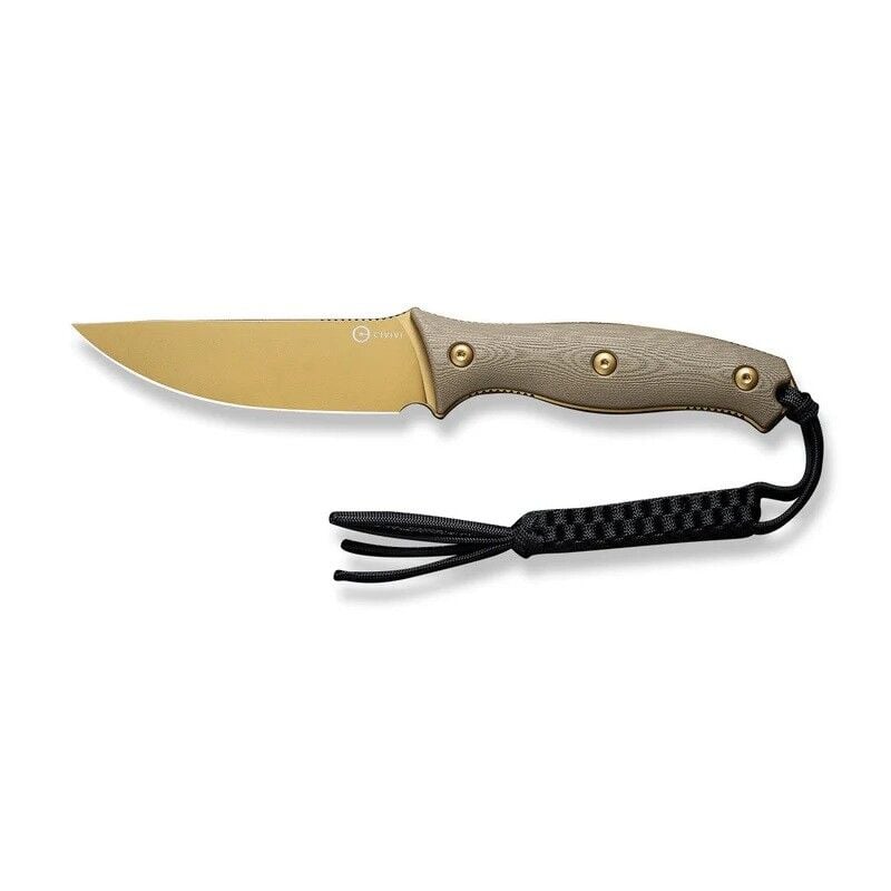 Civivi Stormridge Fixed Blade Knife Desert Tan G10 Handle Bıçak