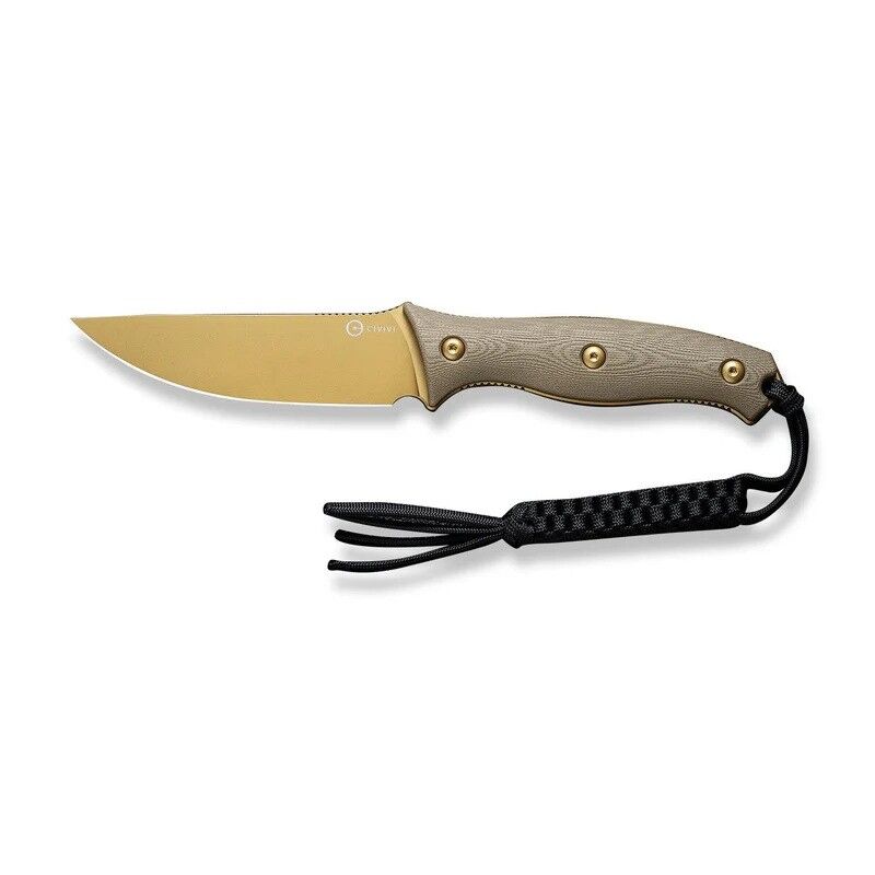 Civivi Stormridge Fixed Blade Knife Desert Tan G10 Handle Bıçak