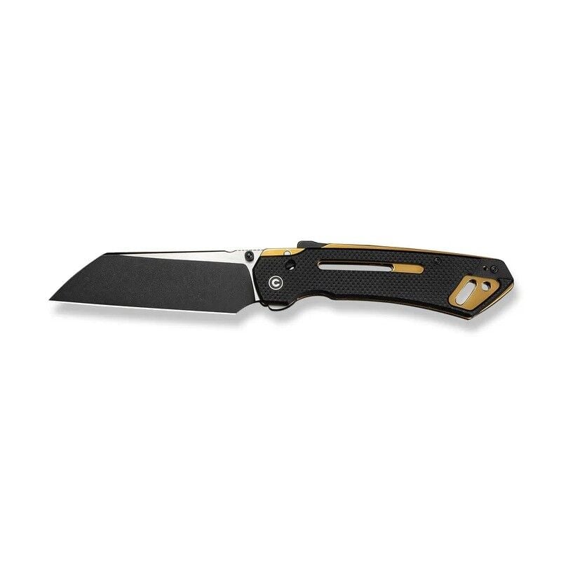 Civivi Buster FG Thumb Stud & Superlock Knife All Black G10 Handle Çakı