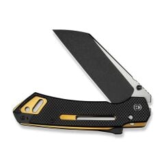 Civivi Buster FG Thumb Stud & Superlock Knife All Black G10 Handle Çakı