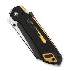 Civivi Buster FG Thumb Stud & Superlock Knife All Black G10 Handle Çakı