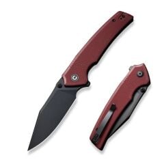 Civivi Tranquil Flipper & Thumb Stud Knife Burgundy G10 Handle Çakı