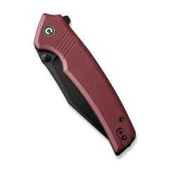 Civivi Tranquil Flipper & Thumb Stud Knife Burgundy G10 Handle Çakı