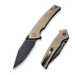 Civivi Tranquil Flipper & Thumb Stud Knife Tan G10 Handle Çakı