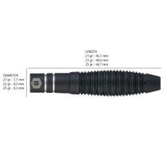 Unicorn Noir Style 1 % 90 Tungsten Çelik Uçlu Dart Oku