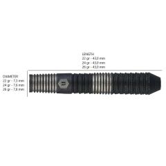 Unicorn Noir Style 3 % 90 Tungsten Çelik Uçlu Dart Oku