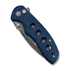 Civivi Triptych Flipper & Thumb Stud & Button Lock Knife Damascus Micarta Handle Çakı