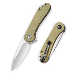 Civivi Elementum Flipper Knife Olive Micarta Handle Çakı