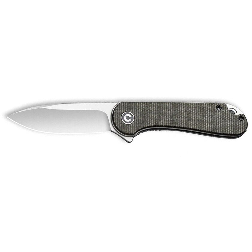 Civivi Elementum Flipper Knife Green Micarta Handle Çakı