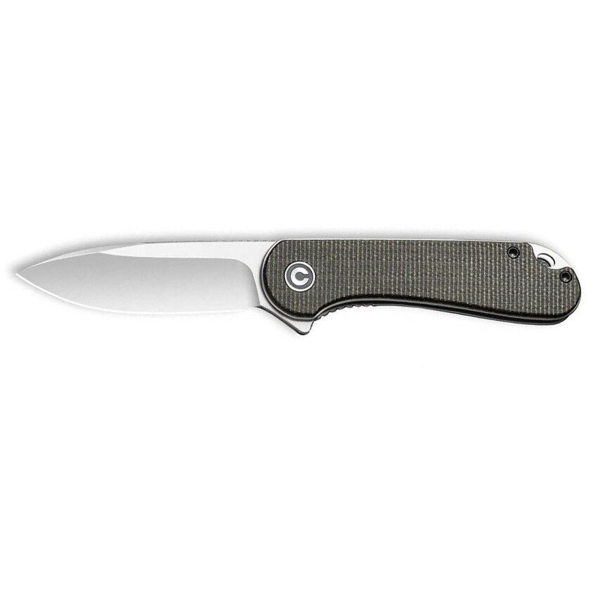 Civivi Elementum Flipper Knife Green Micarta Handle Çakı
