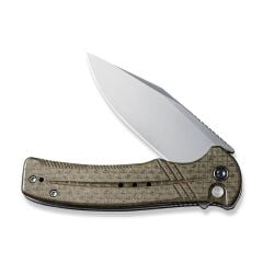Civivi Cogent Flipper & Button Lock Knife Green Micarta Handle Çakı