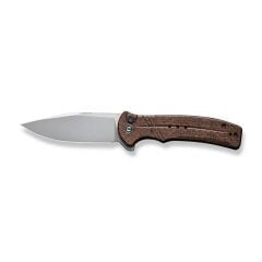 Civivi Cogent Flipper & Button Lock Knife Brown Micarta Handle Çakı