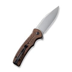 Civivi Cogent Flipper & Button Lock Knife Brown Micarta Handle Çakı
