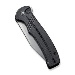 Civivi Cogent Flipper & Button Lock Knife Black Micarta Handle Çakı