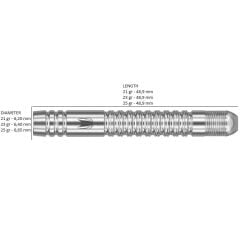 Target Dimitri Van Den Bergh G2 % 90 Tungsten SP Çelik Uçlu Dart Oku