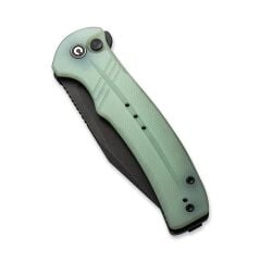 Civivi Cogent Flipper & Button Lock Knife Blackwashed Serrated  Naturel G10 Handle Çakı