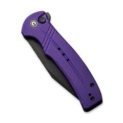 Civivi Cogent Flipper & Button Lock Knife Purple G10 Handle Çakı
