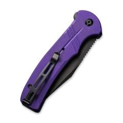 Civivi Cogent Flipper & Button Lock Knife Purple G10 Handle Çakı