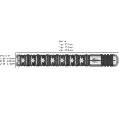 Target Hollywood Action % 90 Tungsten SP Çelik Uçlu Dart Oku