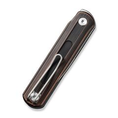 Civivi Foldis Slip Joint & Top Flipper Knife Black Hand Rubbed Copper Handle Çakı