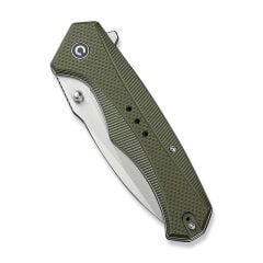 Civivi Photonix Flipper & Thumb Stud Knife OD Green G10 Handle Çakı