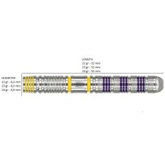 Target Luke Litter Loadout % 90 Tungsten SP Çelik Uçlu Dart Oku